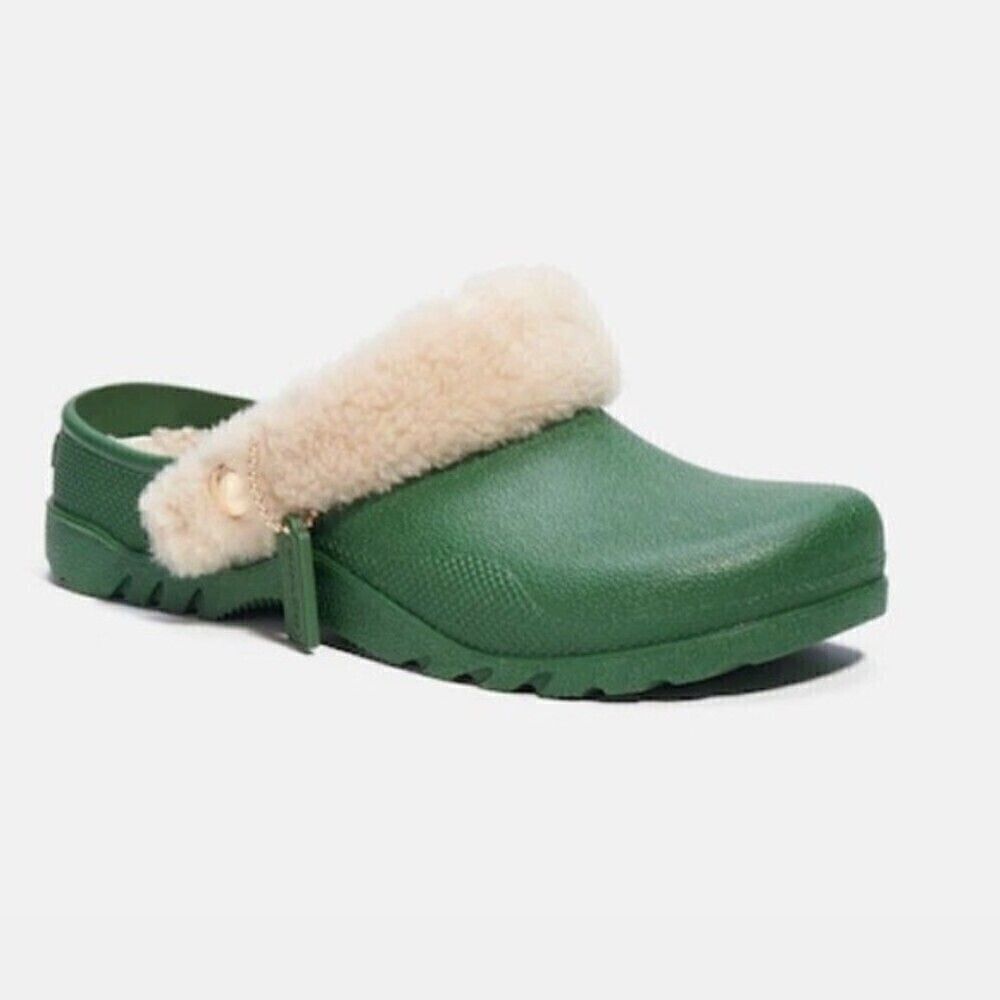 COACH Size 6Women's Lola Clog Flats Shoes, slip on